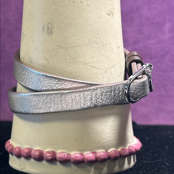 Silver Inspirational Wrap Bracelet - "All Things Are Possible" - Keep Collective - Picture 6 of 11